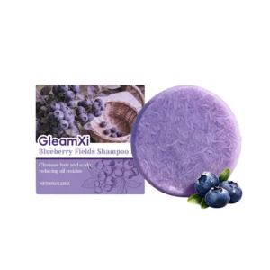 GleamXi Blueberry Fields Shampoo Bar for All Hair Types