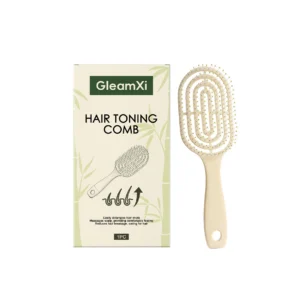 GleamXi Hair Toning Comb, Detangling Brush for Massage, Reduces Breakage
