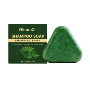 GleamXi Shampoo Soap with Arborvitae Leaves Scalp Nourishment & Root Strengthening