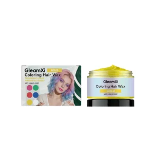 GleamXi Gold Coloring Hair Wax for Temporary Hair Color, Washes Out Easily